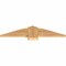 Ekena Millwork Eugene Smooth Timber Gable Bracket, Western Red Cedar, 36"W x 7"H x 1 1/2"D x 5 1/2"F, 5/12 Pitch GBW036X07X0206EUG00SWR - alternate 4